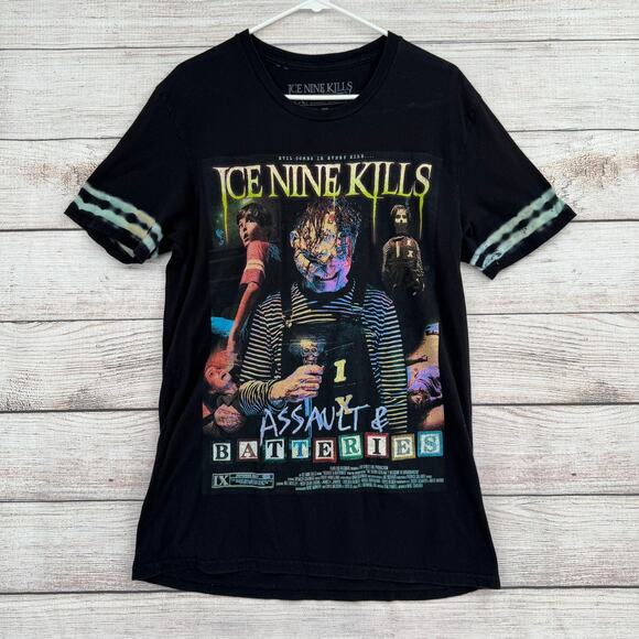 Ice Nine Kills Graphic Band T-Shirt Adult M Black Assault & Batteries - Picture 1 of 7